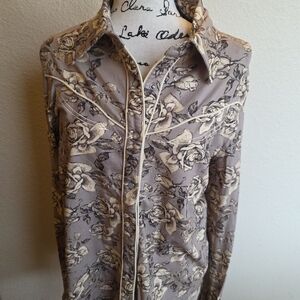 Floral Button-Up Shirt